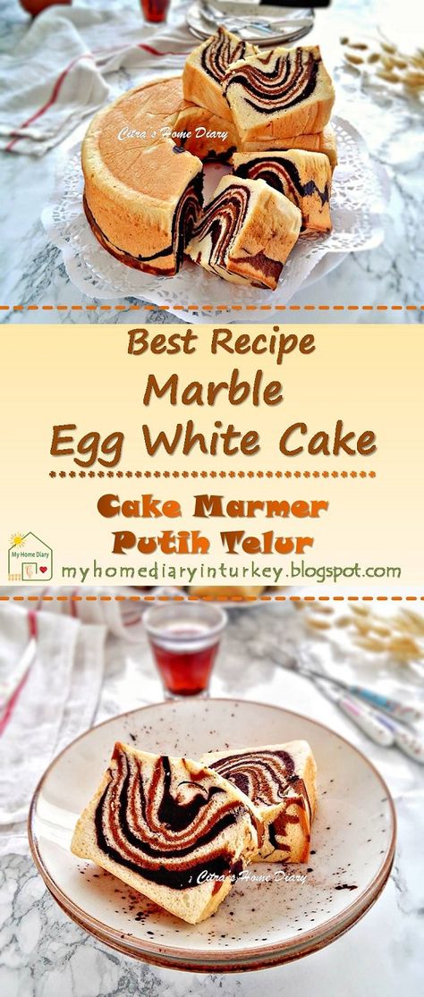 Leftover Egg Whites Recipes, Egg White Cake, Cupcakes Recipes, Steamed Cake, Healthy Cake Recipes, Turkish Food, Best Cake Recipes, Delicious Cake Recipes, Marble Cake