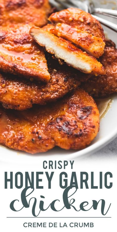 Crispy Honey Garlic Chicken, Diner Recept, Honey Garlic Chicken, Honey Garlic, Idee Pasto Sano, Aretha Franklin, Garlic Chicken, Limes, Yum Yum Chicken