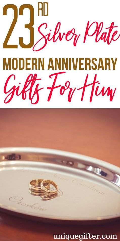 23rd Silver Plate Modern Anniversary Gifts For Him | Celebrate Your 23rd Anniversary | Anniversary Gifts For Him | Wedding Anniversary Gifts For Husband | 23rd Wedding Anniversary | Gift Ideas For Anniversary | Gift Ideas For Anniversary For Him | #gifts #giftguide #anniversary #giftsforhim #presents via @ 23 Year Anniversary Gift Ideas, 23rd Anniversary Quotes, 23rd Wedding Anniversary, Anniversary Ideas For Him, 3rd Year Anniversary Gifts, 23rd Anniversary, Birthday Present For Husband, Present For Husband, Birthday Quotes For Daughter