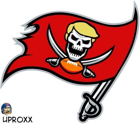 Make the NFL Great Again With These Donald Trump Team Logos - Memebase - Funny Memes Tampa Bay Buccaneers Logo, Tampa Bay Buccaneers Football, Buccaneers Football, Outdoor Logos, Tampa Bay Bucs, Nfl Teams Logos, Nfl History, Nfl Logo, Tampa Bay Buccaneers