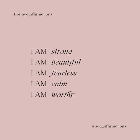 ✨Daily affirmations✨ Family Affirmations Home, Daily Words Of Affirmation, Daily Affirmations For Christian Woman, Im Beautiful Affirmation, Affermazioni Positive Daily Affirmations, I Am Affirmations Daily Motivation, Biblical Affirmations Women, I Am Beautiful Affirmations, Be More Outgoing