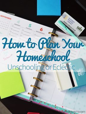 Planning a unschooling or eclectic homeschool year seems like an oxymoron, but it never hurts to have an idea, plan your homeschool year in a broad sense. Curriculum Planner, Erin Condren Teacher Planner, Relaxed Homeschooling, How To Start Homeschooling, Homeschool Encouragement, Teacher Binder, Record Keeping, Homeschool Schedule, Homeschool Planner