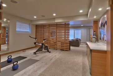 Gym In Living Room, Home Gym Design Ideas, Gym Design Ideas, Home Gym Basement, Home Gym Ideas, Wellness Room, Basement Gym, Basement Inspiration, Gym Room At Home