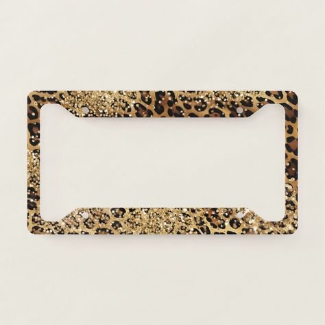 Leopard Print Gold Glitzy Sparkle Glitter (image of glitter) Leopard Car Accessories, Car Decor Aesthetic, Interior Car Decorations, Car Decorations Interior, Cute Car Decor, Preppy Car Accessories, Homecoming Shoes, Girly Car Accessories, Accessory Inspo