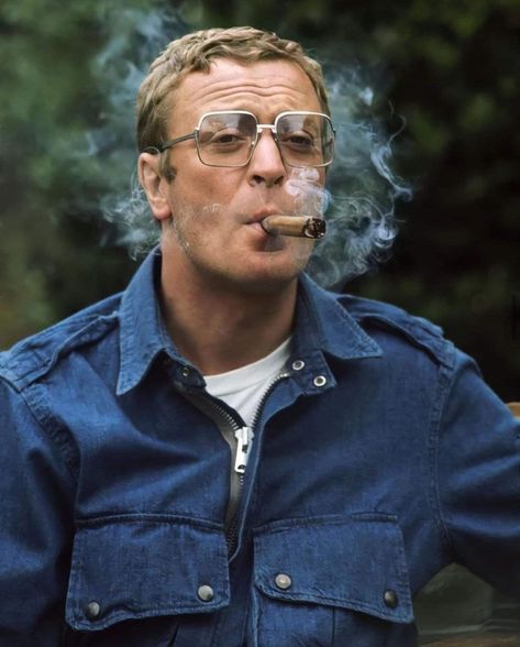 Michael Caine, Comme Des Garcons, Cigars, Cool Kids, Gentleman, A Man, Classic Style, Personal Style, Mens Sunglasses