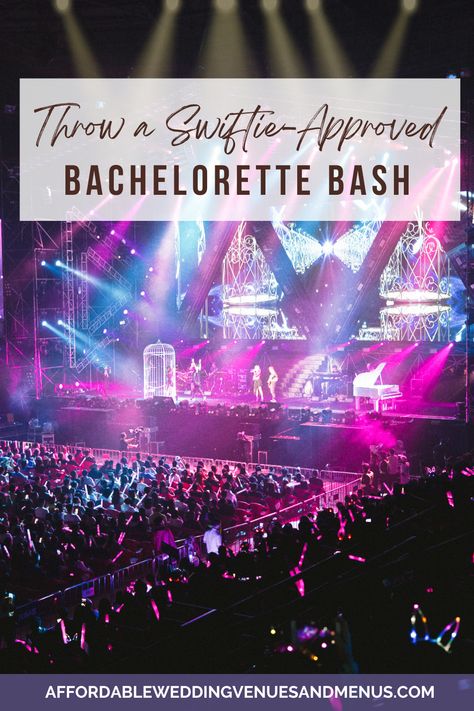 taylor swift concert with the words Throw a Swiftie-Approved Bachelorette Bash Eras Tour Bachelorette Party, Taylor Swift Themed Bachelorette Party, Nashville Bachelorette Party Themes, Homemade White Gravy, Bachelorette Party Destinations, Themed Bachelorette, Bridal Bingo, Bachelorette Party Planning, Bachelor/bachelorette Party