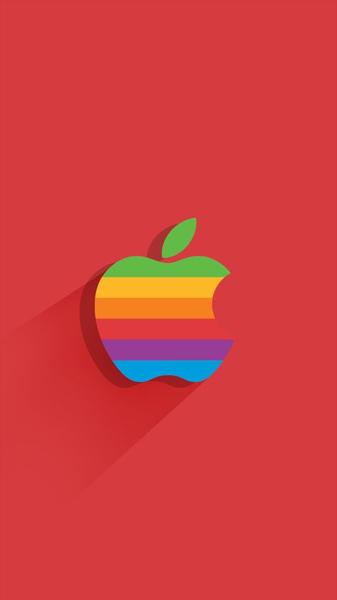 Heartless Wallpaper, Rainbow Apple Logo, Old Apple Logo, Black Apple Logo, Apple Logo Design, Iphone 11 Wallpaper, Apple Rainbow, 11 Wallpaper, Iphone Logo