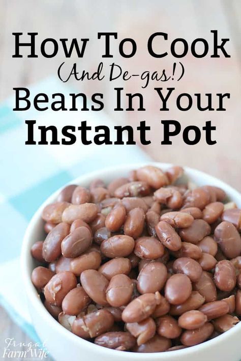 Instant Pot Pinto Beans Recipe, Instant Pot Pinto Beans, Instant Pot Beans Recipe, Instapot Ideas, Pot Beans, Cook Beans, Beans Soup, Instapot Meals, Pinto Bean Recipes