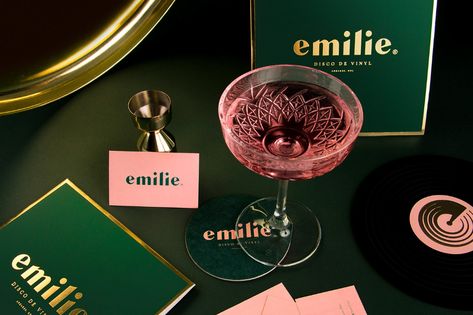 emilie on Behance Bar Branding Design, Cocktail Book Design, Luxurious Bar, Bar Branding, Coaster Projects, Wine Logo, Restaurant Branding Design, Photoshop Design Ideas, Collateral Design