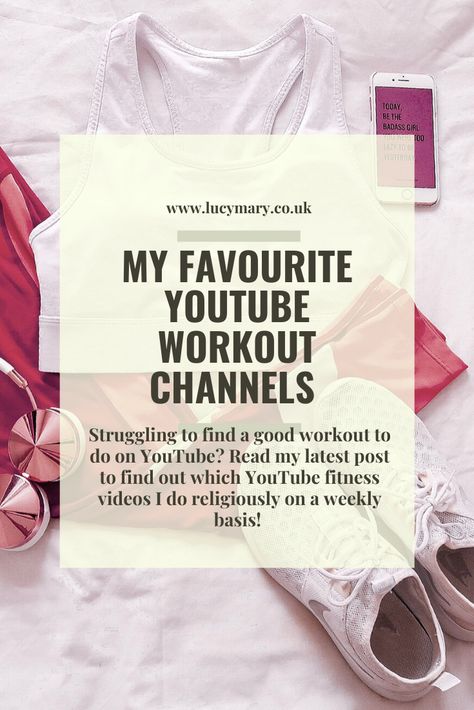 Youtube Exercise Channels, Best Workout Youtube Channels, Best Workouts On Youtube, Best Pilates Youtube Channels, Youtube Workout Recommendations, Youtube Workouts That Actually Work, Youtube Workout Channels, Best Youtube Workouts, Youtube Workout Videos