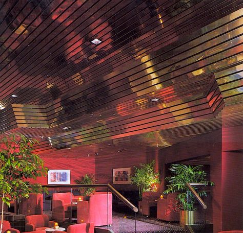 Paraline Metal Ceilings, 1985 Ceiling Leak, Metal Ceilings, 1980s Interior, 80s Interior Design, 80s Interior, 80s Decor, Retro Interior Design, 70s Home, Vintage Interior Design