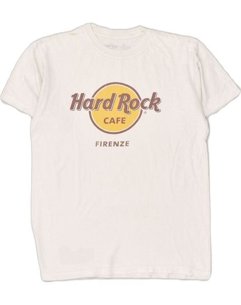 HARD ROCK CAFE Mens Firenze Graphic T-Shirt Top  Medium Off White Cotton MA01 HARD ROCK CAFE Mens Firenze Graphic T-Shirt Top Medium Off White Cotton MA01 Sustainable Designer Clothes Menu Mens Shirts & Tops Activewear Coats, Jackets & Waistcoats Jumpers & Cardigans Jeans Trousers Shorts Swimwear Suits & Tailoring Shoes Accessories Shop all Womens Tops & Shirts Coats, Jackets & Waistcoats Dresses Jumpers & Cardigans Trousers Activewear Skirts Jeans Shorts Suits & Suit Separates Jumpsuits & Playsuits Leggings Swimwear Shoes Accessories Bags & Handbags Shop all Boys Outerwear Activewear T-Shirts, Tops & Shirts Hoodies Jeans Jumpers & Cardigans Trousers Shorts Swimwear Suits Accessories Shoes Shop all Girls Dresses Outerwear T-Shirts, Tops & Shirts Jumpers & Cardigans Jeans Activewear Hoodies Hard Rock Shirt, Suits Accessories, Jean Jumper, Shorts Swimwear, Swimwear Suits, Boy Outerwear, Skirts Jeans, Waistcoat Dress, Rock Tees