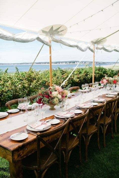 Nautical Wedding Reception, Coastal Wedding Venues, Coastal Wedding Inspiration, Maine Wedding Venues, Nantucket Wedding, Sunset Hues, Fall Beach, Backyard Reception, Nantucket Red