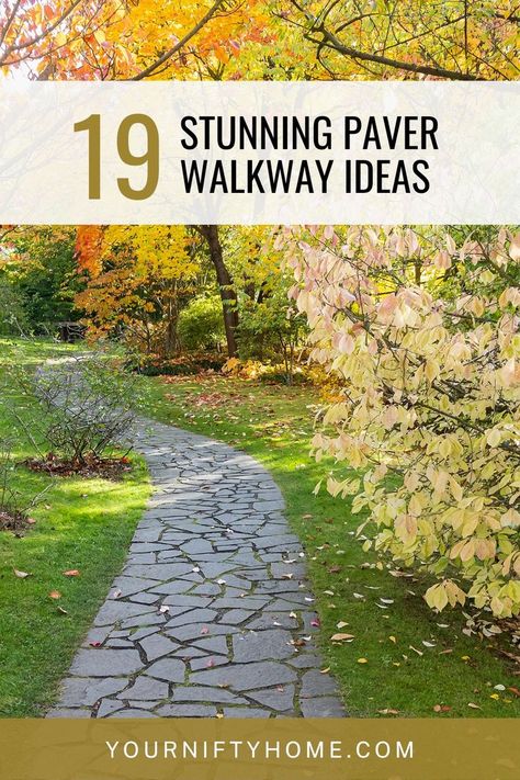 Walkway Pavers Ideas, Paver Walkway Ideas, Pavers Ideas, Walkway Pavers, Pavers Design, Outdoor Makeover, Paver Walkway, Walkway Ideas, Backyard Inspo