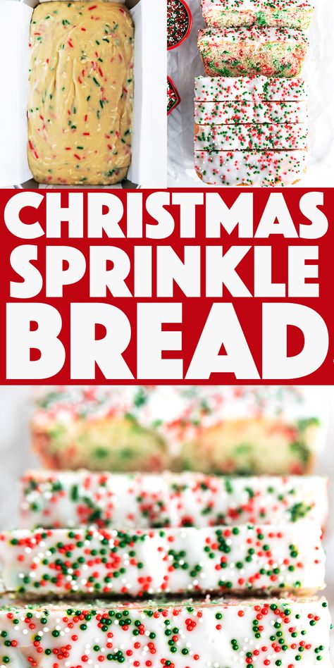 Grinch Bread Loaf, Bread For Christmas Gifts, Easy Christmas Bread Recipes, Easy Christmas Bread, Christmas Loaf Bread, Christmas Quick Bread Recipes, Winter Breads, Christmas Quick Breads, Christmas Breads For Gifts