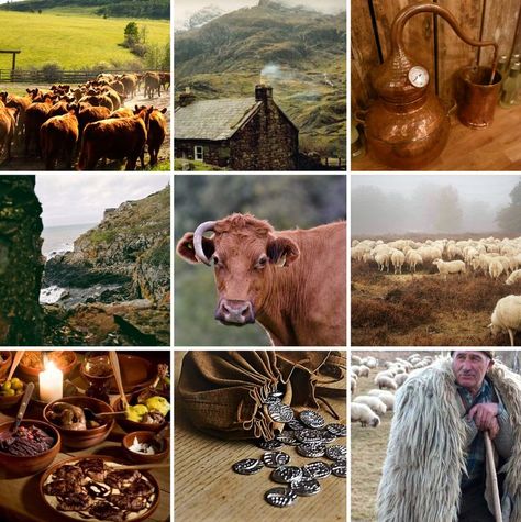 Bó na Leathadhairce moodboard, aesthetic, Gaelic songs, Gaelic, Scotland, Ireland, folk songs, The One-Horned Cow Cow Moodboard, Moodboard Inspo, Moodboard Ideas, Folk Songs, Moodboard Aesthetic, Folk Song, Medieval Fantasy, Learn To Draw, Mood Boards