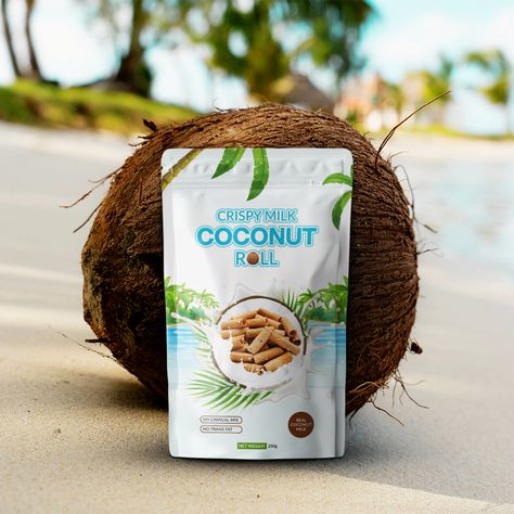 POUCH PACKAGING DESIGN Crispy Milk Coconut Roll – a tantalizing fusion of flavor and finesse, now impeccably showcased in our latest packaging design creation! 🥥 Step into a world where artistry meets strategy as we unveil our latest packaging marvel, meticulously crafted to elevate your brand to new heights. ➡️ Step 1: Visionary Design Fusion Immerse yourself in the fusion of creativity and innovation, where coconut vectors dance in harmony with irresistible imagery, setting the stage fo... Coconut Vector, Pouch Packaging Design, Coconut Roll, Milk Design, Pouch Design, Pouch Packaging, Creativity And Innovation, The Stage, Coconut Milk