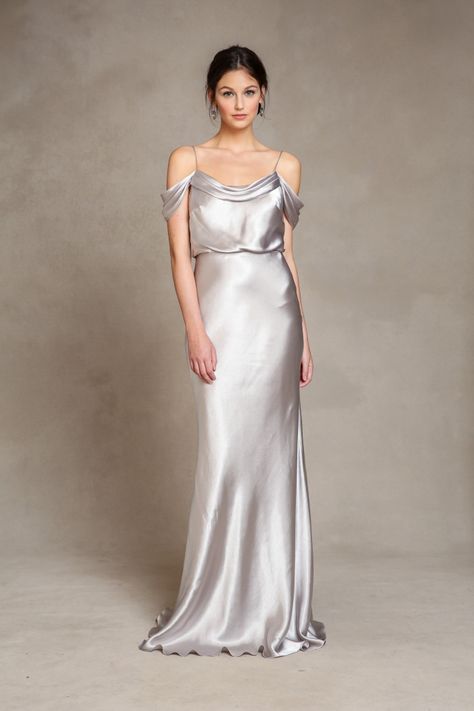 metallic bridesmaid dresses Silver Bridesmaids Dresses Metallic, Satin Silver Bridesmaid Dresses, Silver Satin Bridesmaid Dresses, Bridesmaid Dresses Silver, Silver Bridesmaid Dress, Silver Formal Dress, Metallic Silver Dress, Silver Satin Dress, Metallic Bridesmaid Dresses