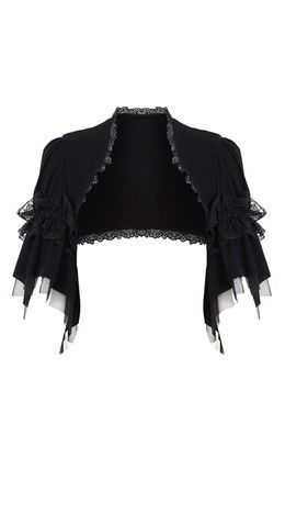 Victorian Bolero, Summer Bolero, Goth Outfit Inspo, Dark In Love, Goth Outfit, Lace Cape, Goth Dress, Princess Outfits, Alt Fashion