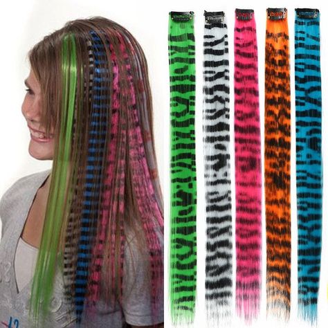 Hair Clip Ins Extensions, Raccoon Hair Extensions, Scene Extensions, Clip In Colored Hair Extensions, Colored Hair Extensions Clip In, Emo Hair Extensions, Hair Extensions Highlights, Scene Hair Extensions, Hair Extensions Clip In