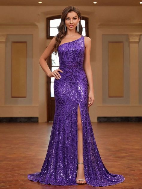 Purple dress formal