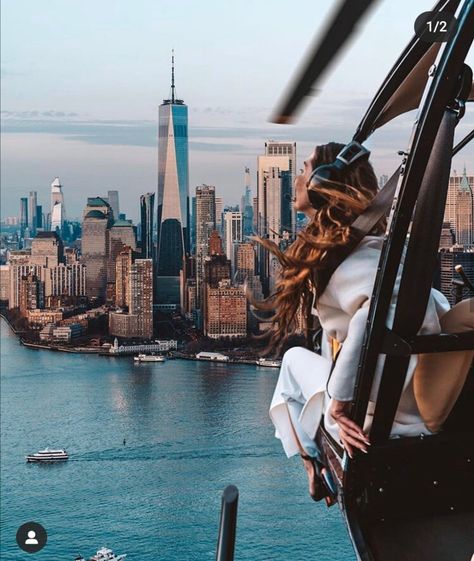 Helicopter New York, New York Sightseeing, Feed Insta, York Aesthetic, New York Pictures, Helicopter Ride, Nyc Girl, New York Photos, Nyc Life