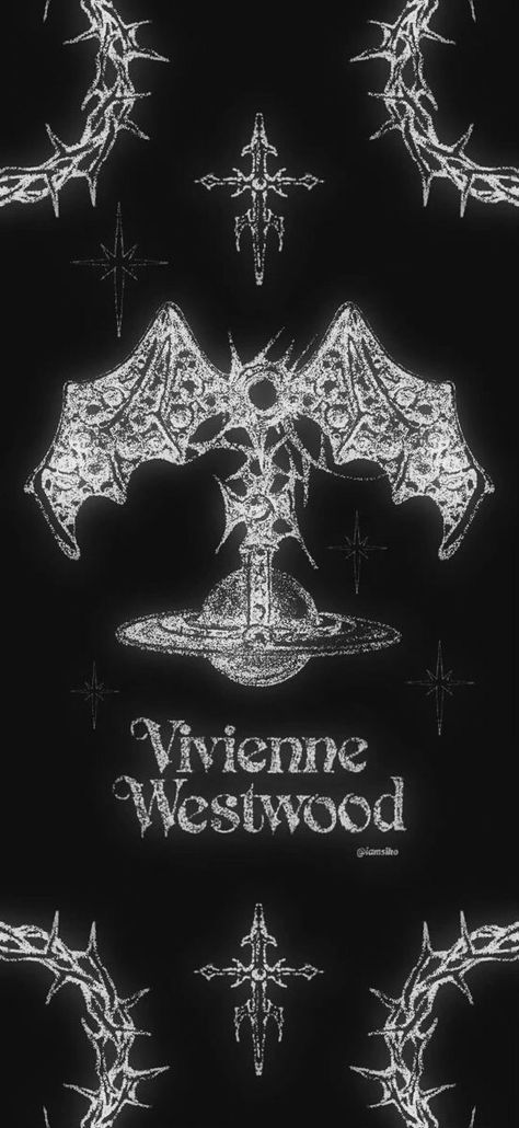 Vinnie Westwood Wallpaper, Dark Vivienne Westwood Aesthetic, Gothy Wallpapers, Vivienne Westwood Wallpaper Iphone, Vivian Westwood Wallpaper, Vivienne Westwood Pfp, Vivienne Westwood Wallpaper Laptop, Vivienne Westwood Desktop Wallpaper, Vivienne Westwood Background