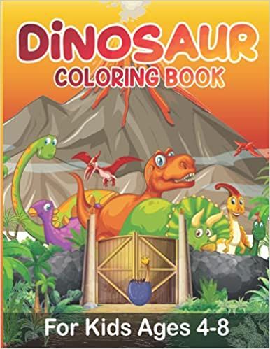 Dinosaur For Kids, Dinosaur Books For Kids, Dinosaur Types, Unique Coloring Pages, Dinosaur Coloring, Activity Books, Gift For Boys, Kids Book, Dinosaur Kids