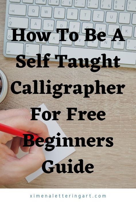 How Can You Study Calligraphy For Free - Ximena Lettering