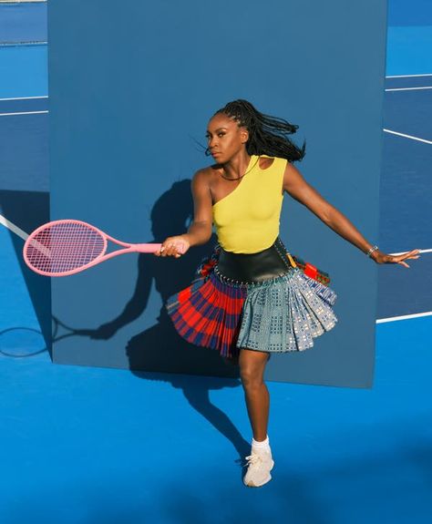 Coco Gauff, Chopova Lowena, Tennis Center, Tennis Legends, Tennis Match, Beach Tennis, Tennis Fashion, High Expectations, Play Tennis