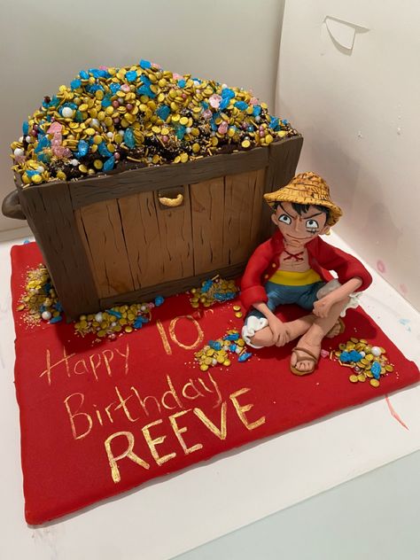 Handmade fondant figure Monkey Cake, Happy 10th Birthday, Pet Monkey, Monkey D Luffy, Fondant Figures, 10th Birthday, Gingerbread House, Animal Pictures, Fondant