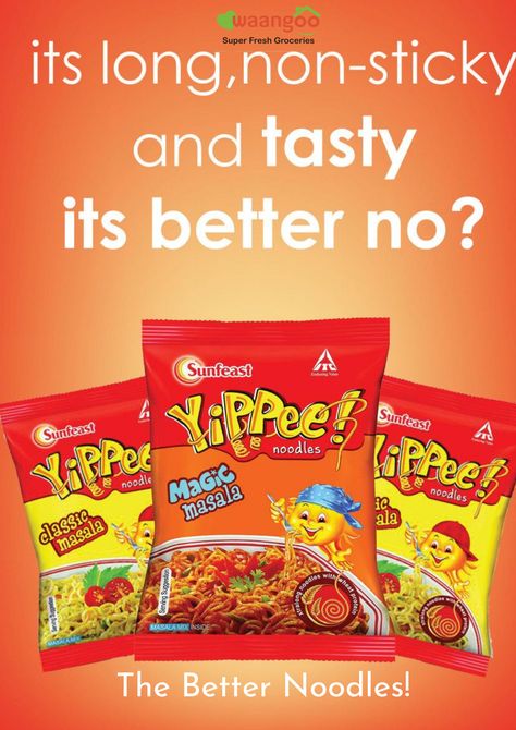 Cook a delicious bowl of YiPPee Noodles!   The Better Noodles! Absolute Taste.  Now @ #Waangoofreshgroceries   #noodles #yippeenoodles #onlinegrocery #waangooapp #freedelivery #sgshopping #sunfeatsyippeenoodles #magicmasala Yippee Noodles Recipe, Yippee Noodles, Momos Recipe, Food Supplies, Fresh Groceries, Food Supply, Noodle Recipes, Grocery Online, Couple Images