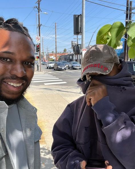 HASHIM LAFOND | The Lafond Family on Instagram: "I met Kanye West. I’m never going to fail. #hashimlafond #kanyewest" Kanye West Otis, Kanye In Japan, Kanye West Late Registration Era, Kanye West 2016, Kanye West Once Said, Kanye West, Cool Outfits, Hats, Clothes