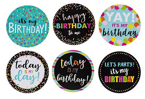 Amazon.com: Happy Birthday to Me Stickers – 504-Piece Round It's My Birthday Label Set, Stickers Roll with 6 Assorted Designs for Teachers, Classroom, Offices, Birthday Celebration Stickers, 2 Inches Diameter: Gateway Celebration Stickers, Happy Birthday Stickers, Me Stickers, Teachers Classroom, Classroom Birthday, Birthday Labels, Stickers For Kids, Birthday Tags, It S My Birthday