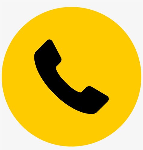 Yellow Call Icon, Yellow Phone Icon, Call Icon, Call Logo, Yellow Png, Social Media Icons Vector, Calendar Design Template, Mobile Logo, Logo Yellow