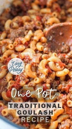 This traditional goulash recipe is a comforting and hearty meal that’s perfect for weeknight dinners or family gatherings. Made with tender beef, elbow macaroni, and a flavorful tomato sauce, this one-pot dish is easy to make and full of rich, classic flavors. Ideal for feeding a crowd or prepping for leftovers, this goulash is sure to become a family favorite! Elbow Macaroni Recipes, Easy Goulash Recipes, Goulash Recipe, Macaroni Recipes, Goulash Recipes, Colby Jack, Classic Italian Dishes, Colby Jack Cheese, Quick Appetizers