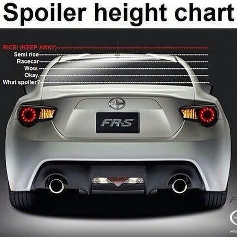 Ricers beware!! Lol #FR-S Ricers, Car Jokes, Car Memes, Height Chart, Car Club, Car Culture, Car Girl, Car Girls, Car Guys