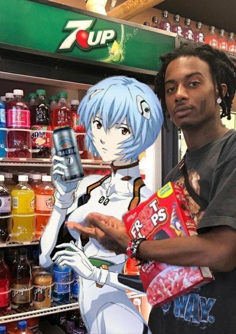 Post Rapper X Anime Wallpaper, Carti X Anime, Rappers X Anime, Rappers With Anime Characters, Rappers Anime, Carti Anime, Celebrities With Anime Characters, Anime In Real Life, Rapper And Anime