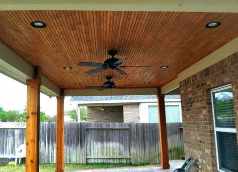 Deck Ceiling Ideas, Outdoor Wood Ceiling, Wood Ceiling Ideas, Patio Ceiling Ideas, Under Deck Ceiling, Ceilings Ideas, Patio Ceiling, Wood Plank Ceiling, Porch Wood