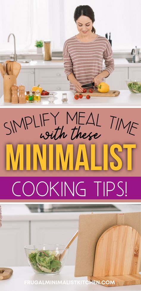 Minimal Cooking Meals, Minimalist Meals, Minimalist Eating, Minimalist Cooking, Complicated Recipes, Frugal Cooking, Simple Eating, Meal Planning Menus, Living Simple