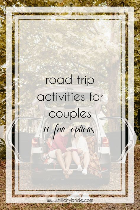 Heading out on a long journey? Our bucket list of road trip activities for couples will give you ideas for fun opportunities along the way! #travel #honeymoon #romantictravel #couplestravel #traveling #honeymooning #roadtrip #roadtrips #usaroadtrip #roadtripactivities Car Ride Activities For Adults, Car Trip Activities, Road Trip Questions, Activities For Couples, Trip Activities, Travel Honeymoon, Ideas For Fun, Road Trip Activities, City Bride