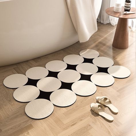 Nordic Aesthetic, Soft Floor, Anti Fatigue Mat, Garden Tub, Bathroom Floor Mat, Non Slip Flooring, Cream Style, Home Bathroom, Bathroom Doors