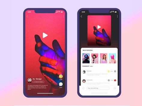 Video Live Broadcast Category by 𝔸𝕪 | Dribbble | Dribbble Mobile Layout, Social App Design, Category Design, Music Player Design, Ui Design Mobile, Movie App, Ios Ui, Ux Mobile, Mobile App Design Inspiration