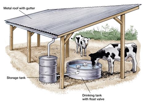 Cow Lean To Shelters, Home Steading Farms, Cow Stable Ideas, Farm Life Hacks, Animal Sanctuary Ideas Farm, Hobby Farm Ideas Diy Projects, Diy Farm Ideas, Farm Must Haves, Farm Setup Ideas