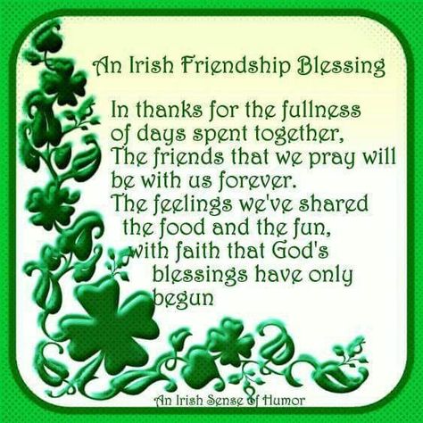 Irish Friendship Blessing, St Patricks Day Friendship Quotes, Irish Friendship Quotes, Irish Poems, Irish Blessing Quotes, Old Irish Blessing, Irish Toasts, Irish Prayer, Irish Sayings