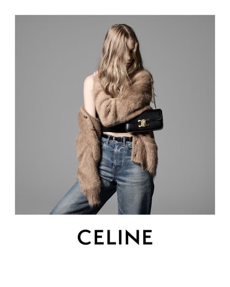 Celine Campaign, Rebecca Leigh, Rome Outfits, Fashion Shooting, 2022 Ss, Bag Outfit, Hedi Slimane, Celine Bag, Studio Portraits