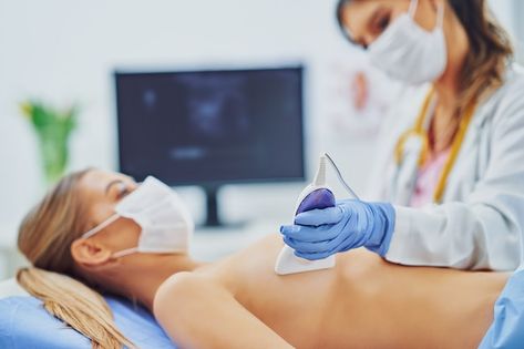 Doctor in mask checking up breast to her... | Premium Photo #Freepik #photo #medical-appointment #medical-checkup #doctor-visit #doctor-checkup Insomnia Solutions, Abdominal Pain Relief, Mammary Gland, Medical Examination, Breast Augmentation, Ultrasound, Medical