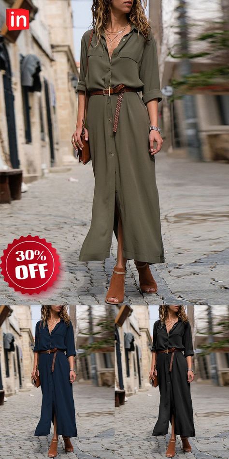 Green Shirt Dress Outfit, Button Down Dress Outfit, Green Dress Outfits, Short Beach Dresses, Army Green Dress, Short Dress White, Green Shirt Dress, Boho Dresses Long, Looks Party