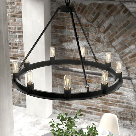 Shop Bellacor for Saddlewood Natural Iron Nine-Light Chandelier by Hunter Fans and other Chandeliers for your home. Free shipping on most lighting, furniture and decor every day. Cabin Chandelier, Circle Chandelier, Modern Farmhouse Chandelier, Nook Table, Hunter Ceiling Fans, Outdoor Chandelier, Hunter Fan, Hardwood Tile, Farmhouse Chandelier