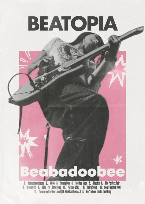 Beabadoobee Music, Poster For Bedroom, Music Poster Design, Dorm Posters, Bedroom Canvas, Poster Photo, Poster Room, Pink Posters, Picture Collage Wall